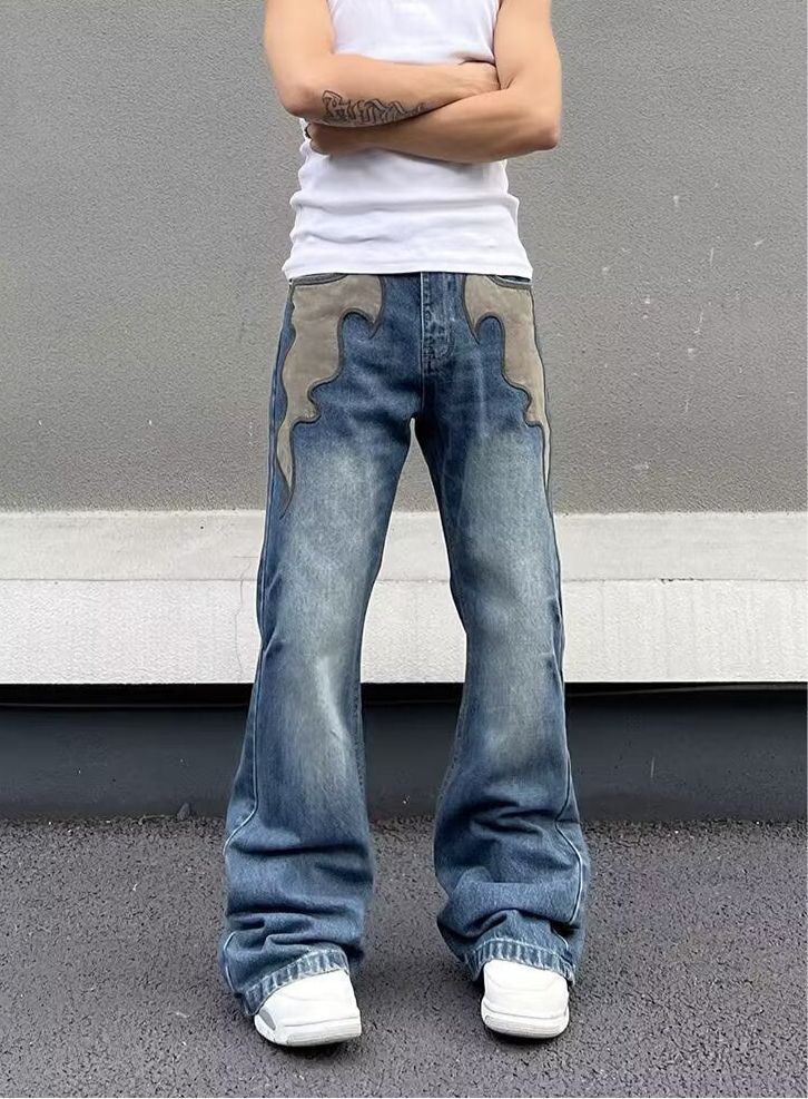 Retro Flame Jeans