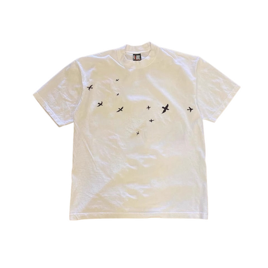 Vögel Print Shirt